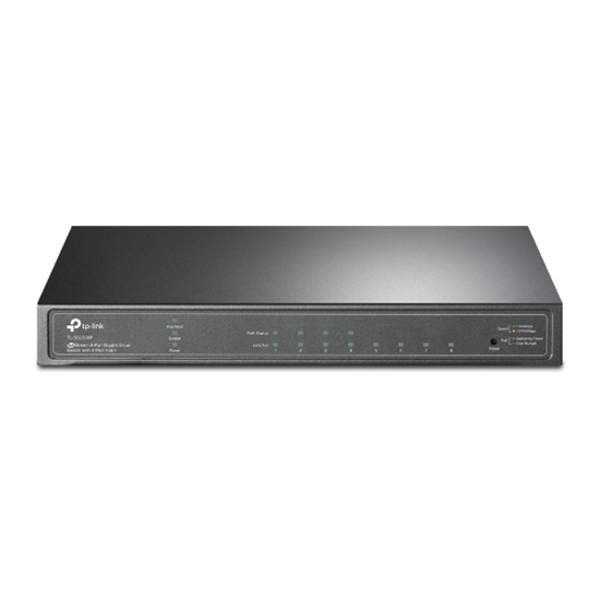 TP-Link JetStream 8-Port Gigabit Smart Switch with 4-Port PoE+ (TL-SG2008P) (TPTL-SG2008P)-TPTL-SG2008P