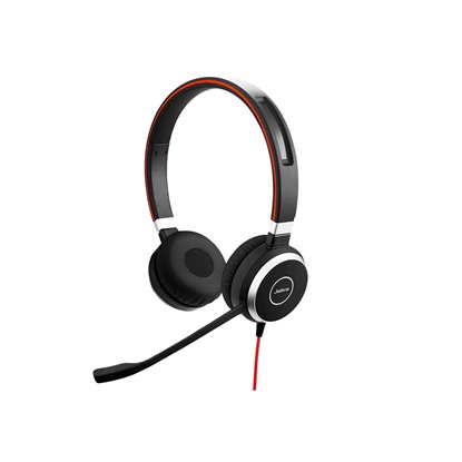 Jabra Headset Evolve 40 MS Duo USB-C (6399-823-189) (JAB6399-823-189)-JAB6399-823-189