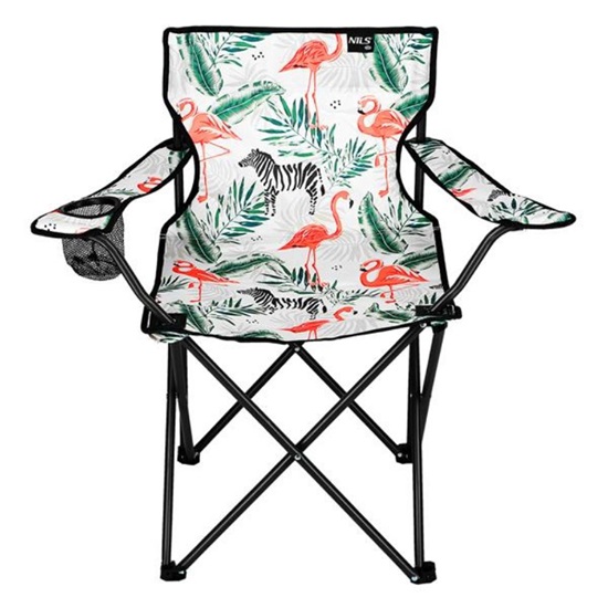 Nils Camp Camping Chair Flamingo (NC1625FL) (NICNC1625FL)-NICNC1625FL