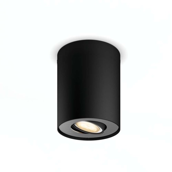 Philips  Φωτιστικό Σποτ  Hue Pillar 2200K - 6500K 350lm Black (929003046901) (PHI929003046901)-PHI929003046901