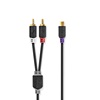 Nedis Cable RCA female - 2x RCA male 0.2m (CABW24020AT02) (NEDCABW24020AT02)-NEDCABW24020AT02