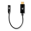 Nedis Αντάπτορας Jack 3.5mm θηλυκό/ USB-C αρσενικό Mαύρο (CCBW65950BK015) (NEDCCBW65950BK015)-NEDCCBW65950BK015