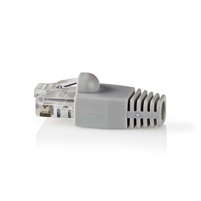 Nedis Network Connector Set RJ45 Male Cat6 10τμχ Grey (CCBW89355GY) (NEDCCBW89355GY)-NEDCCBW89355GY