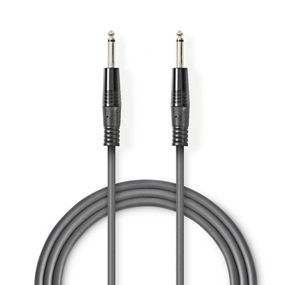 Nedis Cable 6.3mm male - 6.3mm male 1.5m Μαύρο (COTH23000GY15) (NEDCOTH23000GY15)-NEDCOTH23000GY15