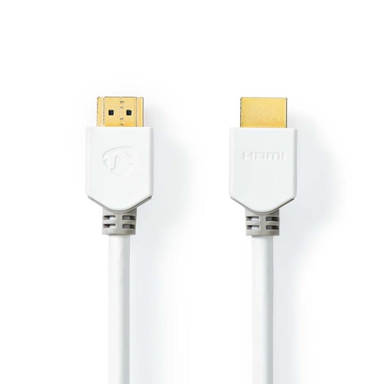 Nedis Cable HDMI male - HDMI male 1.5m Λευκό (CVBW34000WT15) (NEDCVBW34000WT15)-NEDCVBW34000WT15