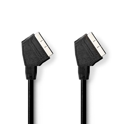 Nedis Cable Scart male - Scart male 2m (CVGB31000BK20) (NEDCVGB31000BK20)-NEDCVGB31000BK20