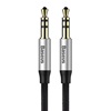 Baseus Yiven Audio Cable mini jack 3,5mm AUX, 1m Black+Silver (CAM30-BS1) (BASCAM30-BS1)-BASCAM30-BS1