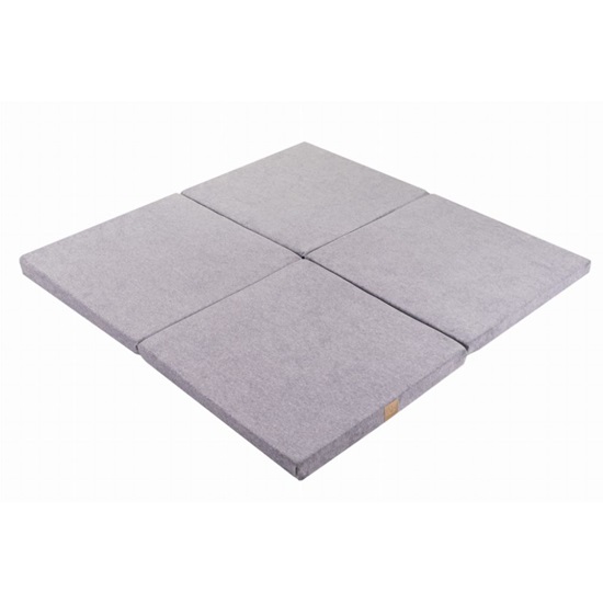 MeowBaby Light Grey Square Mattress 120x120cm (MATA008) (MEBMATA008)-MEBMATA008