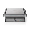 Nedis Contact Grill 2000 W 29 x 23 cm Stainless Steel (KAGR141FSR) (NEDKAGR141FSR)-NEDKAGR141FSR