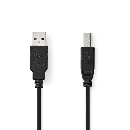 Nedis USB 2.0 Cable USB-A male - USB-A male / USB-B male Μαύρο 3m (CCGL60100BK30) (NEDCCGL60100BK30)-NEDCCGL60100BK30