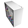 Sharkoon Pure Steel RGB Gaming Midi Tower Κουτί Υπολογιστή με Πλαϊνό Παράθυρο Λευκό (PURESTEELWHITERGB) (SHRPURESTEELWHITERGB)-SHRPURESTEELWHITERGB