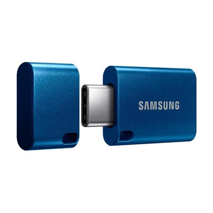 Samsung 64GB USB 3.1 Stick with USB-C Connection  Blue (MUF-64DA/APC) (SAMMUF-64DA-APC)-SAMMUF-64DA-APC