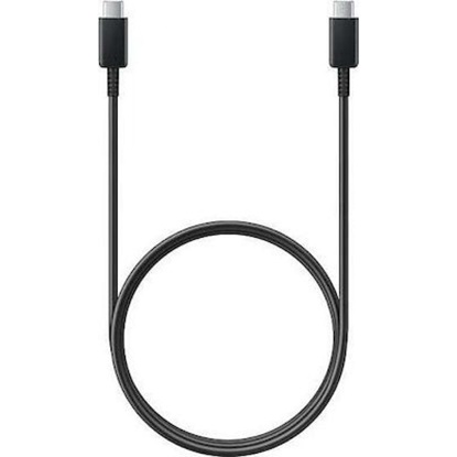 Samsung Regular USB 2.0 Cable USB-C male - USB-C male Μαύρο 1m (EP-DA705BBEGWW) (SAMEP-DA705BBEGWW)-SAMEP-DA705BBEGWW