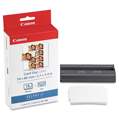 Canon KC-18IL Colour Ink & Paper Set Mini Stickers 18sheets (7740A001AH) (CAN-KC18IL)-CAN-KC18IL