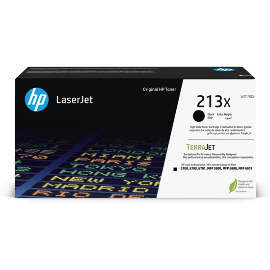 HP 213X Toner Laser Black (W2130X) (HPW2130X)-HPW2130X