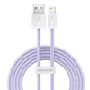 Baseus Dynamic cable USB to Lightning, 2.4A, 2m (Purple) (CALD000505) (BASCALD000505)-BASCALD000505