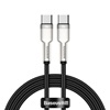 Baseus Cable USB-C To USB-C Cafule, 100w, 1m Black (CATJK-C01) (BASCATJK-C01)-BASCATJK-C01