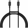 Baseus Superior Series Cable USB-C to USB-C, 100W, 1m (black) (CATYS-B01) (BASCATYS-B01)-BASCATYS-B01