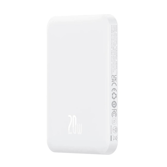 Baseus Magnetic Mini Powerbank 5000mAh 20W (white) (P10022107223-00) (BASP10022107223-00)-BASP10022107223-00
