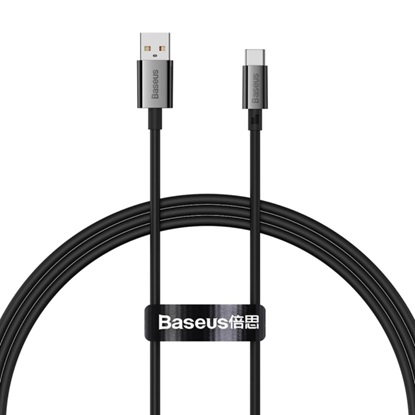 Baseus Cable USB do USB-C Superior100W 1m (black) (P10320102114-00) (BASP10320102114-00)-BASP10320102114-00