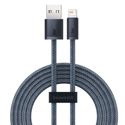 Baseus Dynamic Series Cable USB To Lightning, 2.4a, 2m Gray (CALD000516) (BASCALD000516)-BASCALD000516