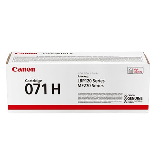 Canon Toner Laser Εκτυπωτή Μαύρο high yield (2.500pages) (5646C002AA) (CAN-071H)-CAN-071H