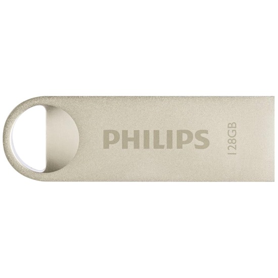 Philips Moon 128GB USB 2.0 Stick Ασημί (FM12FD160B/00) (PHIFM12FD160B-00)-PHIFM12FD160B-00