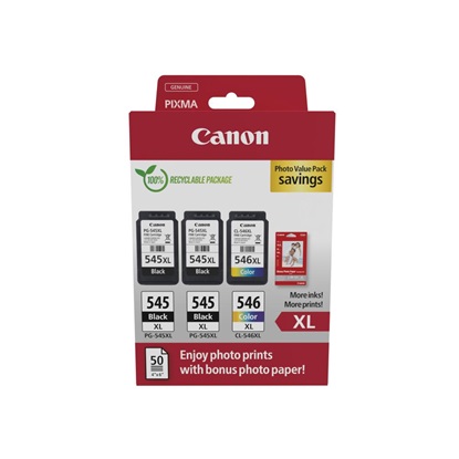 Canon Μελάνι Inkjet PG-545XLx2/CL-546XL Ph. Value Pack (8286B015) (CANCL-546XLPVP)-CANCL-546XLPVP