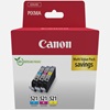 Canon Μελάνι Inkjet CLI-521 CMY Multipack (2934B015) (CANCLI-521MP)-CANCLI-521MP