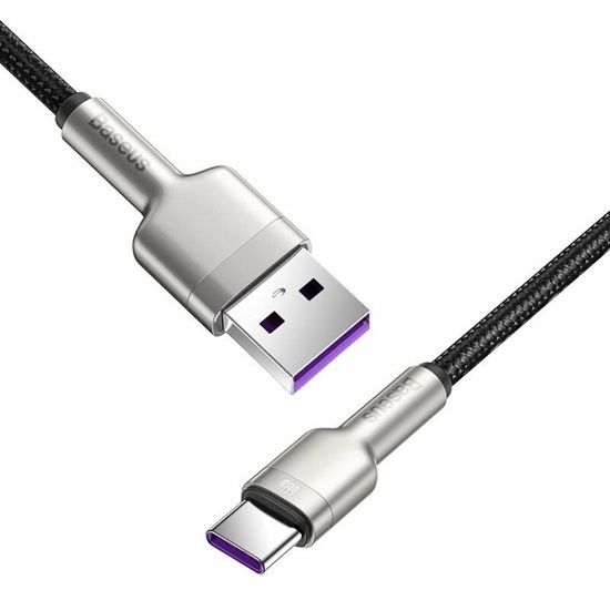 Baseus USB cable for USB-C Cafule, 66W, 0.25m (black) (CAKF000001) (BASCAKF000001)-BASCAKF000001