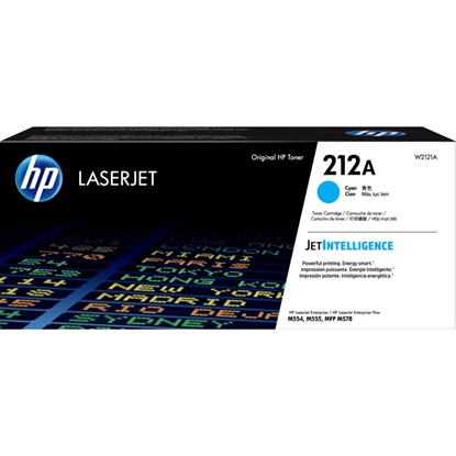 HP 212A Original LaserJet Toner Cartridge Cyan (W2121A) (HPW2121A)-HPW2121A