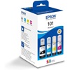 Epson 101 4 Inkjet Printer Cartridges Multipack Yellow / Cyan / Magenta / Black (C13T03V64A) (EPST03V64A)-EPST03V64A