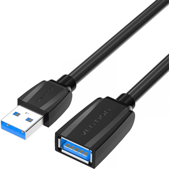 VENTION USB 3.0 Extension Cable 3M Black (VAS-A45-B300) (VENVAS-A45-B300)-VENVAS-A45-B300