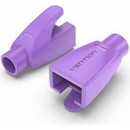 VENTION RJ45 Strain Relief Boots Purple PVC Type 100-Pack (IODV0-100) (VENIODV0-100)-VENIODV0-100