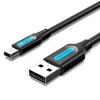 VENTION USB 2.0 A Male to Mini-B Male Cable 3M Black PVC Type (COMBI) (VENCOMBI)-VENCOMBI