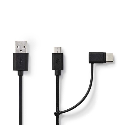 Nedis 2-in-1 Cable (CCGL60610BK10) (NEDCCGL60610BK10)-NEDCCGL60610BK10