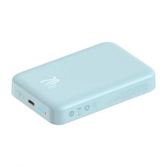 Baseus Powerbank  Magnetic Mini 10000mAh USB-C  20W MagSafe blue (PPCX110103) (BASPPCX110103)-BASPPCX110103