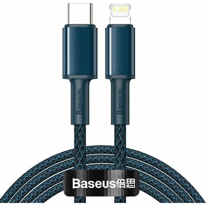 Baseus High Density Braided Cable Type-C to Lightning PD  20W  2m blue (CATLGD-A03) (BASCATLGD-A03)-BASCATLGD-A03