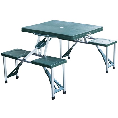 Outsunny Τραπέζι Πικνίκ Με 4 Πτυσσόμενες Καρέκλες 84.5x39x10cm (01-0402) (OUT01-0402)-OUT01-0402