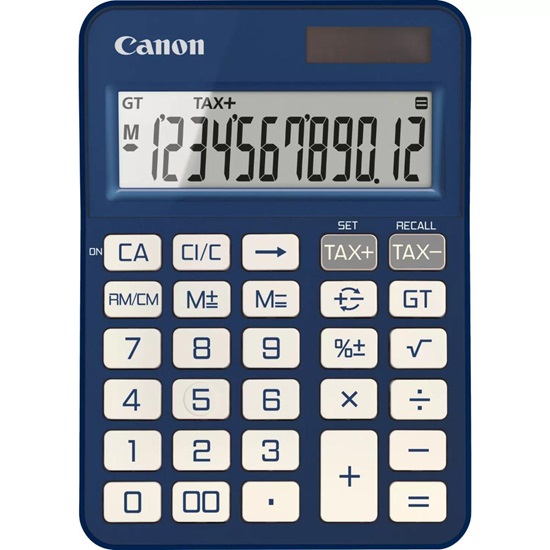 CANON KS-125KB-BL CALCULATOR Royal Blue (6818C004AA) (CANKS125KBBL)-CANKS125KBBL