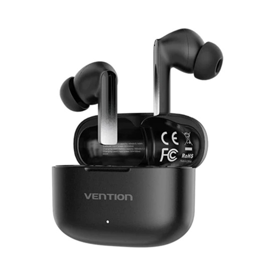 VENTION True Wireless ENC Bluetooth Earbuds Elf E04 Black (NBIB0) (VENNBIB0)-VENNBIB0