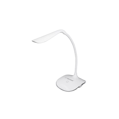Esperanza Acrux Φωτιστικό Γραφείου LED με Εύκαμπτο Βραχίονα σε Λευκό Χρώμα (ELD103W) (ESPELD103W)-ESPELD103W
