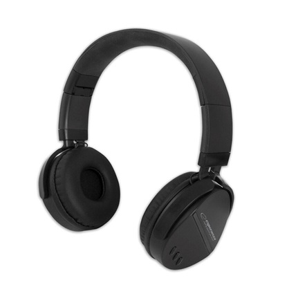 Esperanza EH217 Ασύρματα Bluetooth On Ear Ακουστικά με 7 ώρες Λειτουργίας Μαύρα (EH217K) (ESPEH217K)-ESPEH217K