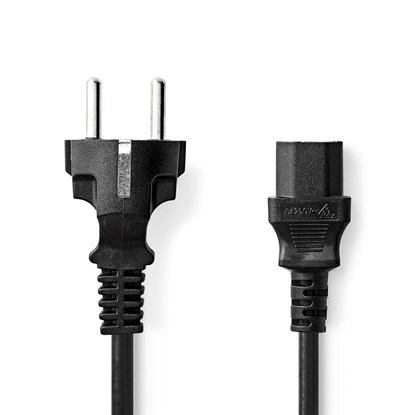 Nedis IEC-320-C13 Power Cable 5.00 m (CEGL10030BK50) (NEDCEGL10030BK50)-NEDCEGL10030BK50