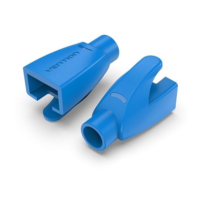 VENTION RJ45 Strain Relief Boots Blue PVC Type 100-Pack (IODL0-100) (VENIODL0-100)-VENIODL0-100