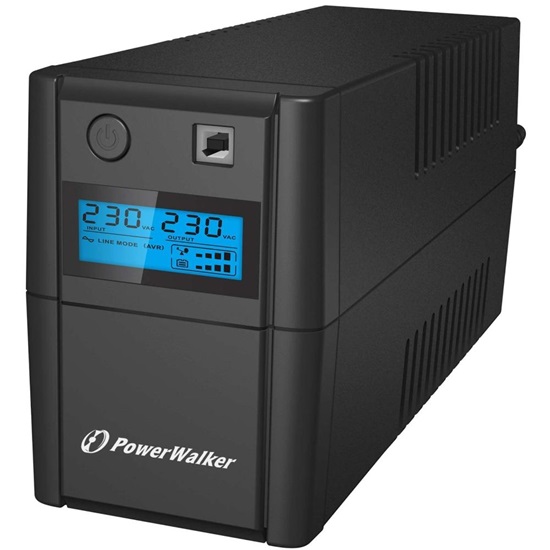 PowerWalker VI 850 SHL LCD(PS) UPS Line Interactive (10120096) (PWK10120096)-PWK10120096