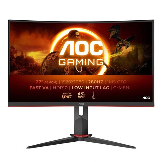 AOC C27G2Z3/BK FHD Ergonomic Gaming Monitor 27" 280Hz (AOCC27G2Z3)-AOCC27G2Z3