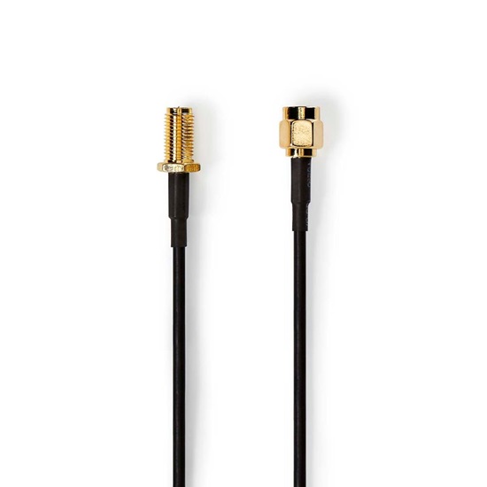 Nedis SMA Cable 1m (CSGL02210BK10) (NEDCSGL02210BK10)-NEDCSGL02210BK10