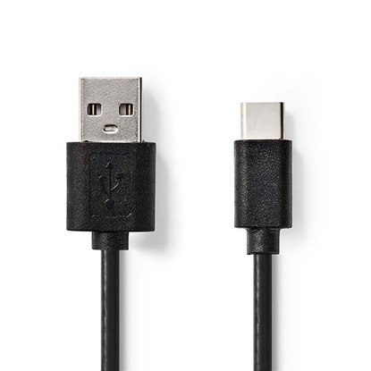 Nedis USB 2.0 Cable USB-A Male to USB-C Male 2m (CCGL60601BK20) (NEDCCGL60601BK20)-NEDCCGL60601BK20