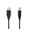 Nedis USB 2.0 Cable USB-A Male to USB-B Male 1m (CCGL60100BK10) (NEDCCGL60100BK10)-NEDCCGL60100BK10